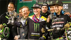 Justin Hill Scores His First 250 Supercross Win