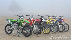 Shootout: 2013 250F Motocrossers