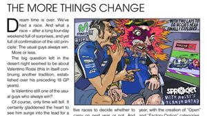 MotoGP Editorial: The More Things Change