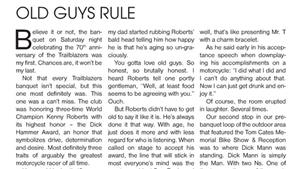 Editorial: Old Guys Rule
