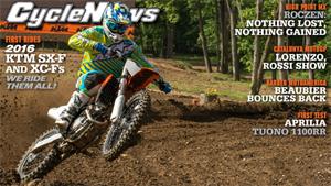 Issue 24: KTM SX-F And XC-F First Rides, High Point MX, Catalunya MotoGP, MotoAmerica Action From Barber And More…