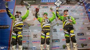 Blose Leads Babbitt’s Kawasaki Sweep at Arenacross Opener