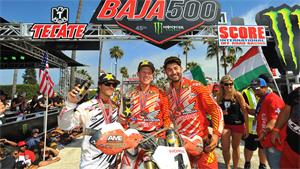 Rockstar/JCR Honda Team Tops Baja 500