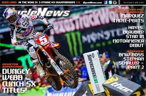 Issue 15: Houston Supercross, Austin MotoGP, MotoAmerica Opener, Benelli Test