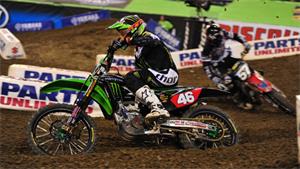 Adam Cianciarulo Wins In Spite of Fall in Indy