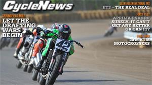 Issue 21: Springfield Mile, Glen Helen Motocross, Aprilia RSV4 RF Test, 2016 KTM Motocross Bikes