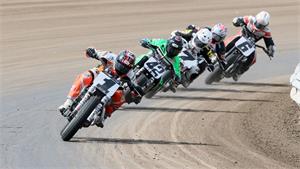 AMA Pro Flat Track riders make their return to the historic Du Quoin Mile
