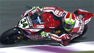 Davide Giugliano Scores Superpole in Qatar