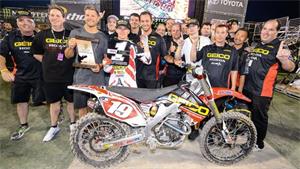 Yoshimura Rider Wil Hahn Scores Career First 250SX Championship