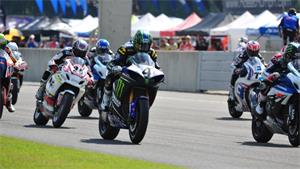 Josh Hayes Wins Attrition-Filled Barber Superbike Race 1