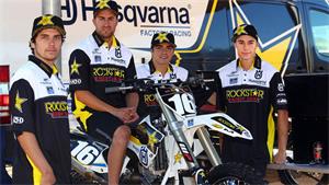 Rockstar Energy Husqvarna Announces Four-Man Supercross and Motocross Team