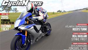 Issue 8: Yamaha YZF-R1/R1M Test, Atlanta 1 Supercross, Australia World Superbike, Kawasaki Concours 14 ABS