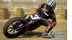 Mitas H-18 Flat Track tire on the podium