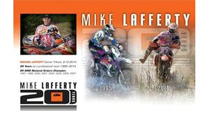Mike Lafferty Career Tribute Dinner & Autograph Card
