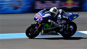 Jorge Lorenzo Fastest on Friday at Indy