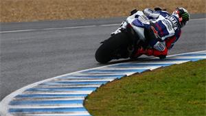 Jorge Lorenzo Leads Wet Jerez Test