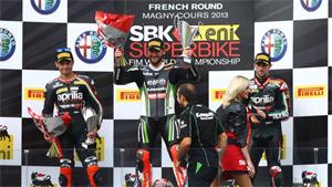 Tom Sykes Wins Race One at Magny-Cours