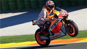 Marc Marquez on Pole at Valencia