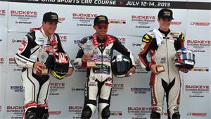 Hayes Wins, Takes Points Lead