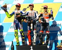 Lorenzo Beats Rossi at Motegi