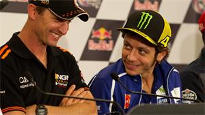 Valentino Rossi, Marc Marquez And Nicky Hayden Talk Colin Edwards