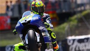 It’s Valentino Rossi on Top in Catalunya