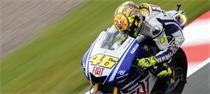 Rossi Splashes to Pole