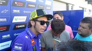 Valentino Rossi: “It was a difficult Friday.”