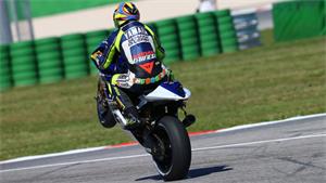 Valentino Rossi Fast With New Gearbox
