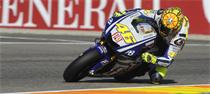 Rossi an Unhappy Fourth in Valencia