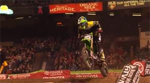 Video: 2014 Anaheim III Supercross Highlights And Interviews