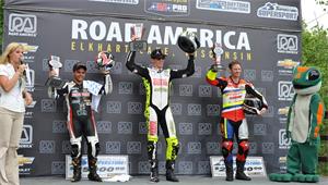Hayes Scores Fourth Straight Road America Win