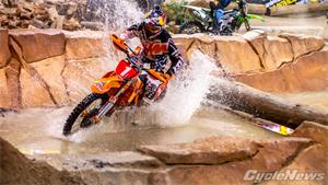 Taddy Blazusiak and Mike Brown Battle For 2013 EnduroCross Crown
