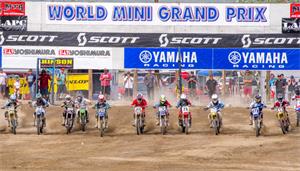 Motocross: Racing Gets Underway At World Mini Grand Prix