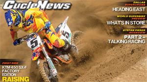 Issue 7: KTM 450 SX-F Factory Edition First Ride, Dallas Supercross, World Superbike preview