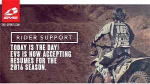 EVS is now accepting rider resumes for 2016 season