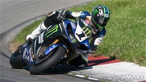 Hayes Wins, Takes Points Lead