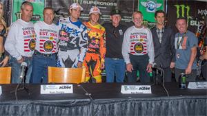 First Supercross Champion Pierre Karsmakers Honored At Anaheim