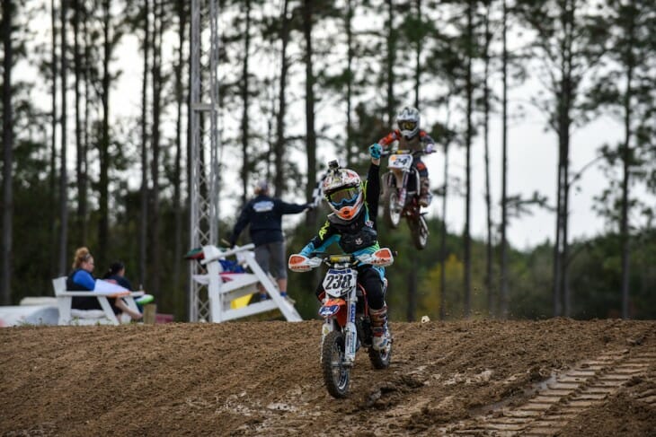 Haiden Deegan won the 51cc (4-8) title.