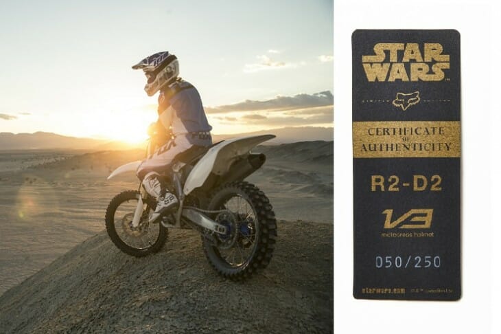 Fox Racing's V3 R2D2 Limited-Edition Helmet