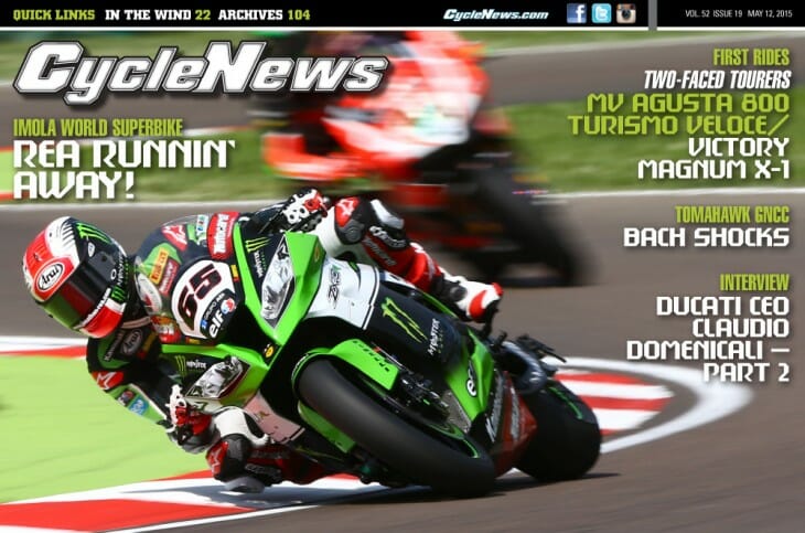 Cycle News Cover 2015 05-12 Issue 19
