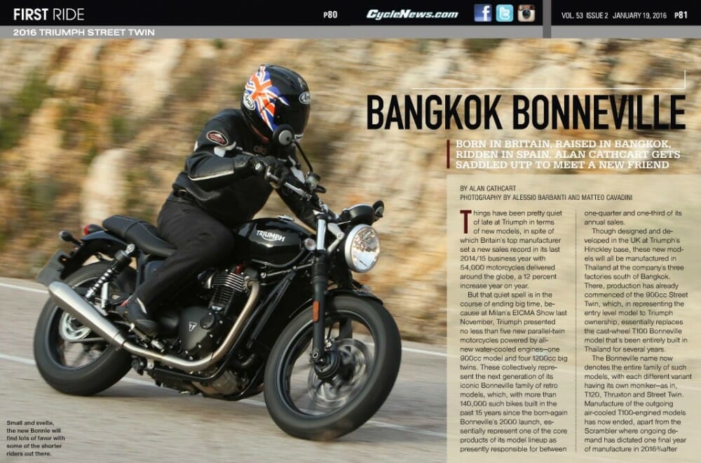 2016 Triumph Street Twin