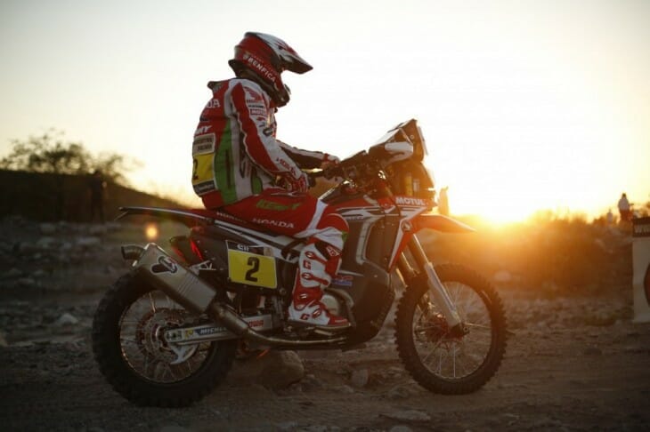 Paulo Goncalves Dakar 2016 Stage 9 HRC Honda
