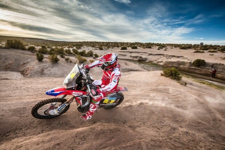 Paulo Goncalves HRC Honda Dakar Rally 