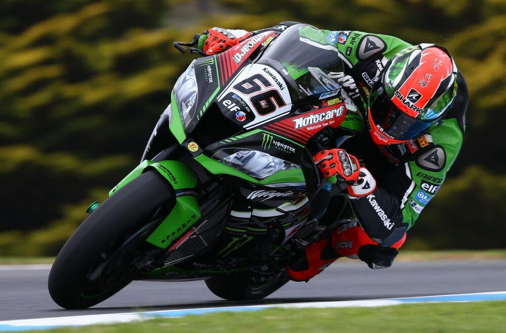 Phillip Island motorcycle race -Tom Sykes 