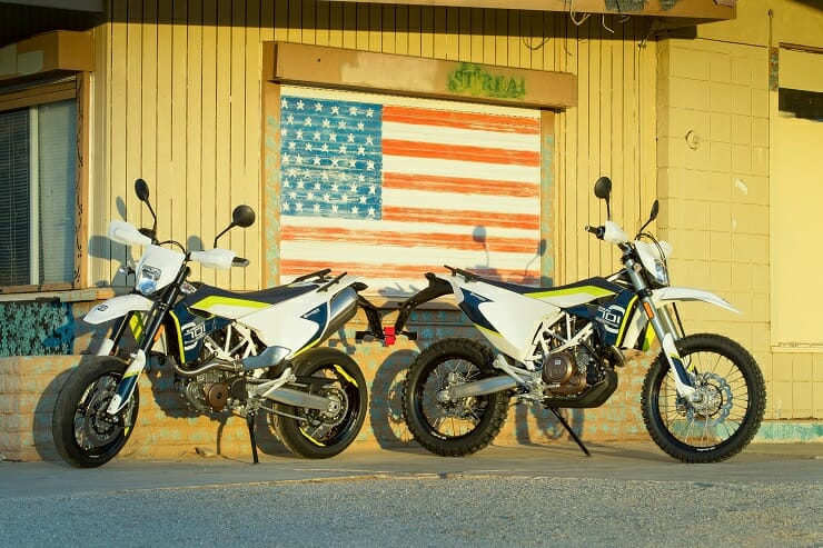 2016 Husqvarna 701 Supermoto and 701 Enduro