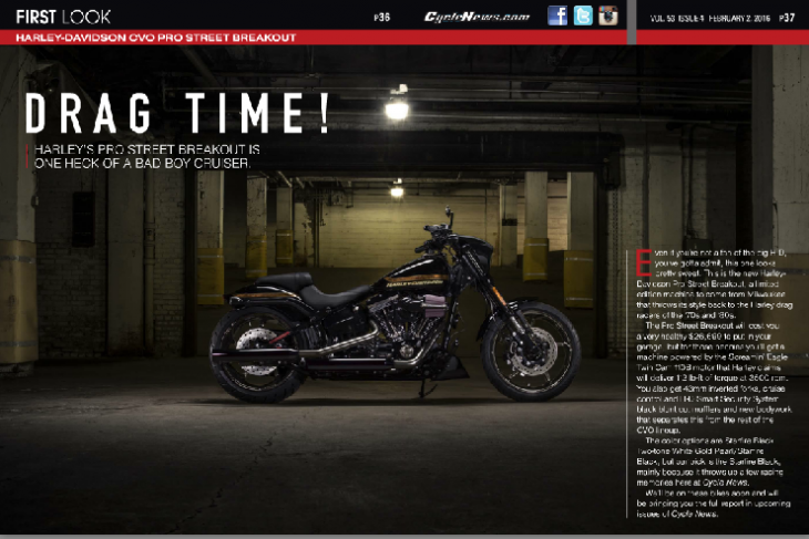 Harley-Davidson CVO Pro Street Breakout