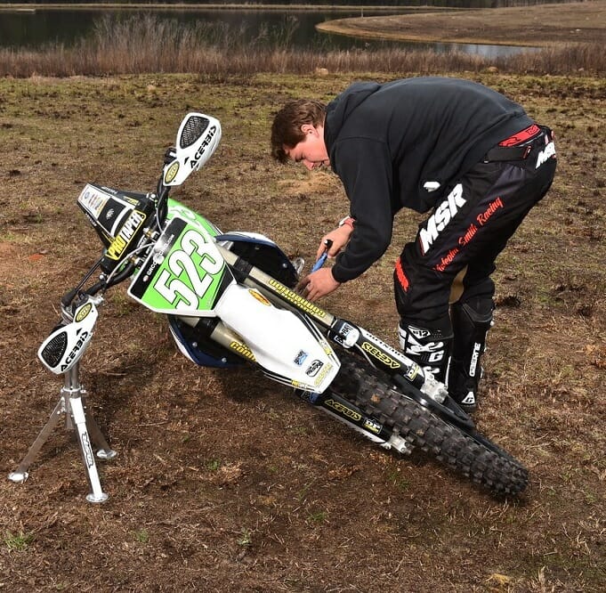 MSR's Lay-Over Bike Stand