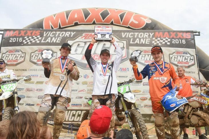 GNCC XC2 Podium-2016 John-Penton GNCC