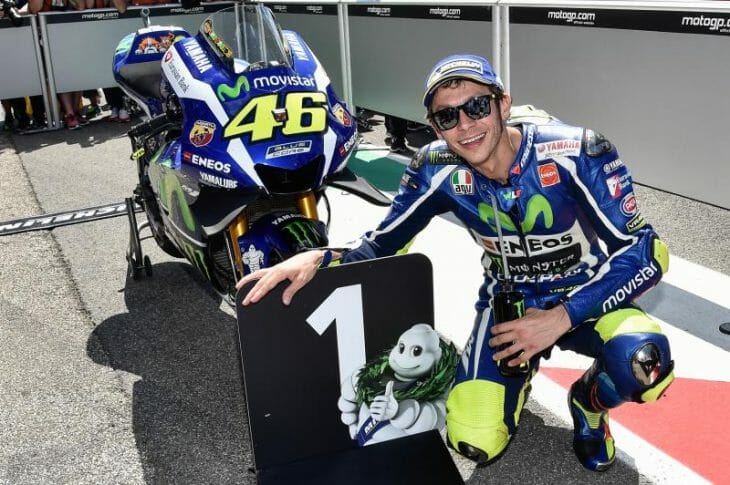 Valentino Rossi wins Mugello MotoGP pole